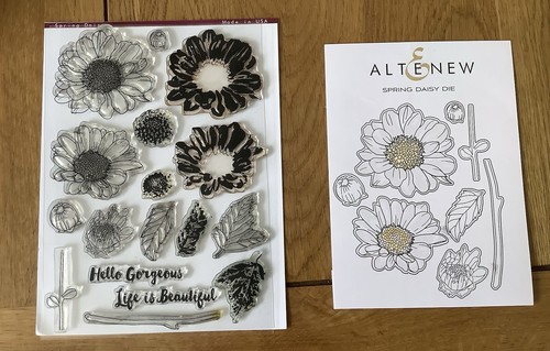 Altenew spring daisy stamp - altenew,