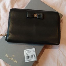 Mulberry black long wallet - mulberry,