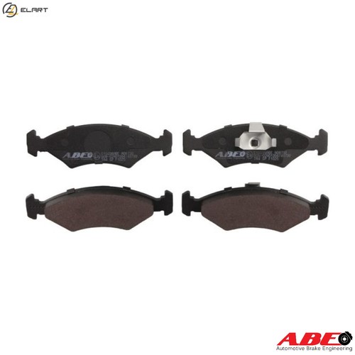 Brake pad set disc - set,
