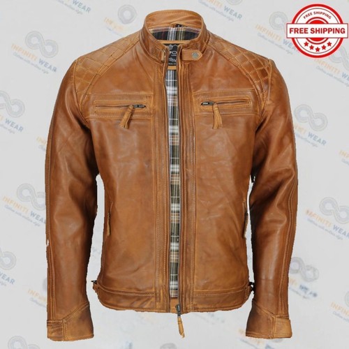 Mens real leather washed - mens,