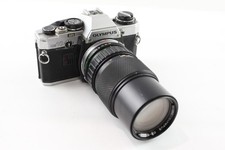 Vintage Olympus OM10 SLR Film Camera Working  w/ Zuiko 75-150mm F/4 Lens