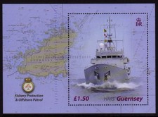 Guernsey 2003 HMS Guernsey Decommissioning SG MS997 MNH