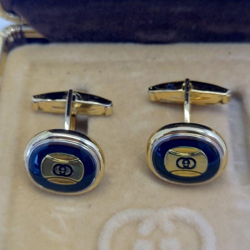 Gucci cufflinks black - gucci, &
