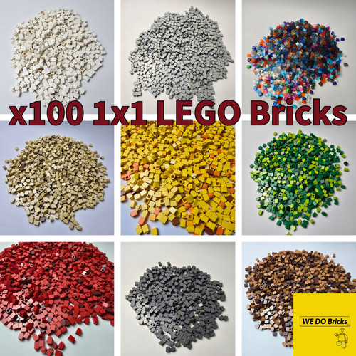 Lego 1x1 x100 bricks pack - lego,