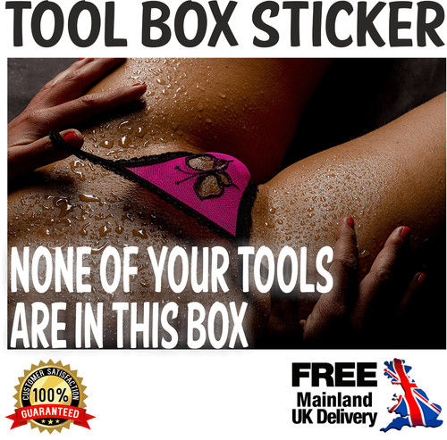 Tool box sticker fits snap - tool, on