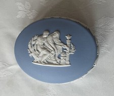 Wedgewood Pale Blue Jasperware Trinket Box