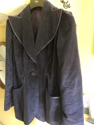 Vintage velvet blazer - velvet,