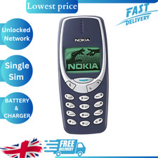 Ex-Display Old Shape 2G Basic Classic NOKIA 3310 Unlocked SIM Free Cell Phone