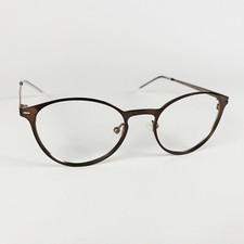 D BY D  eyeglasses BROWN ROUND