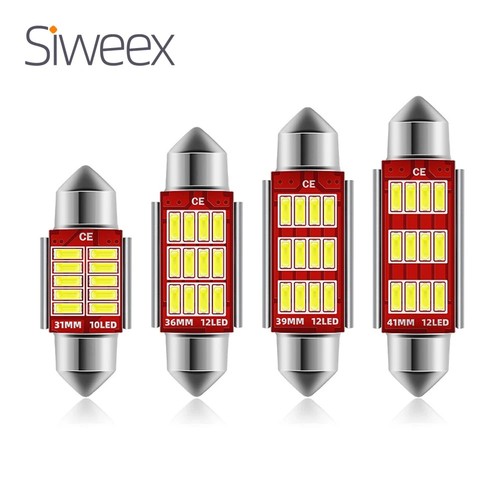Car festoon white led cob - cob, smd
