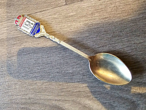 Silver plated enamel - plated,