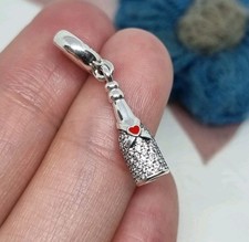 NEW Genuine Pandora Sparkling Wine Bottle Dangle Charm  ? S925 ALE 