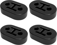 4x Universal Exhaust Pipe Hanger Rubber Mount Black Heavy Duty Fits Honda Mazda