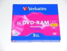 Verbatim DVD-RAM discs pack of
