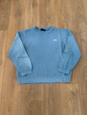 Vintage 90’s Umbro sweatshirt pullover crewneck light blue women’s large