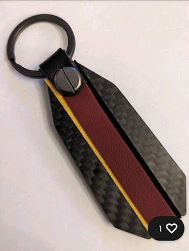 Carbon fibre german flag - carbon,