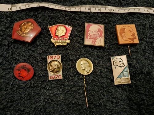 Vintage soviet badges pins - vintage,