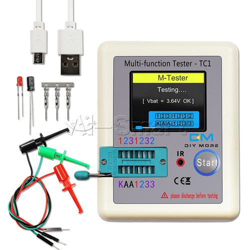 Lcr tc1 transistor tester - transistor, tft