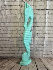 80cm Green Plain Wooden Shabby