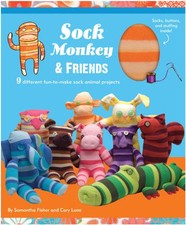 Sock Monkey and Friends Kit by Cary Lane Novelty book Book The Cheap Fast Free