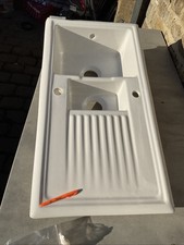 Cooke & Lewis Burbank Sink 1.5 Pot White(A)