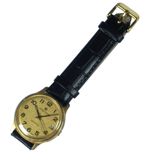 Vintage junghans quartz date - a,
