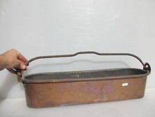 Large Antique Copper Pan Fish