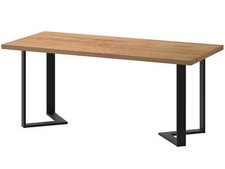 Wood frame oak and steel - wood,