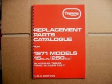 TRIUMPH T25SS,T25T PARTS BOOK