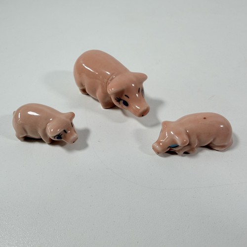 Vintage wade whimsie pig 3 - wade,