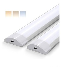 Barrina LED Batten Light 113cm, 36W 3750lm, 3000K/4000K/6500K, 2 packs 