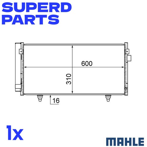 Air condenser radiator - air,