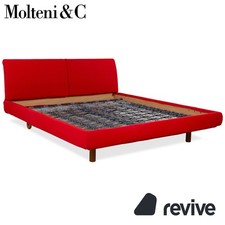 Molteni Fabric Bed Red 180x200