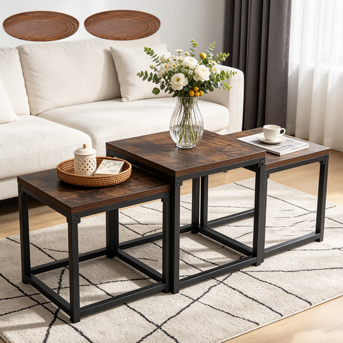 Nesting coffee tables - nesting, of
