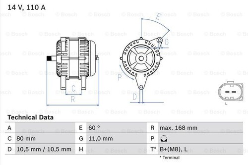 Alternator for iveco daily - alternator,