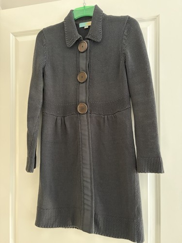 Longline knitted coat size - longline,