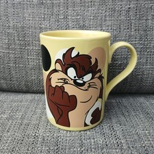 Vintage Taz Mania Tazz Cup Mug Warner Bros Retro Cup TAMS