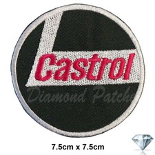 Castrol embroidery patch iron