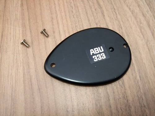 Abu 333 black side - plate, &