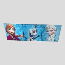 Anna, Elsa & Olaf Disney Frozen Canvas X 3 By Pyramid International. 10”x10”