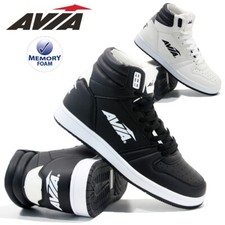 MENS MEMORY FOAM HI TOP RUNNING BASKETBALL WALKING ANKLE SPORTS SHOES TRAINERS