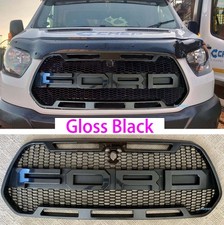 Gloss Front Grill For Ford Transit MK8 Grill 2014-2019 Grille Raptor Style Grill