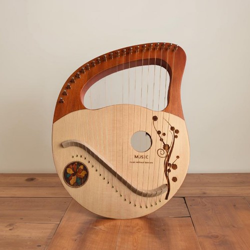 Lyre music instrument - lyre,