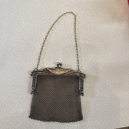 Antique german silver mesh - antique,