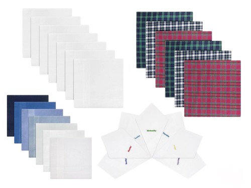 Mens cotton handkerchief - handkerchief, packs