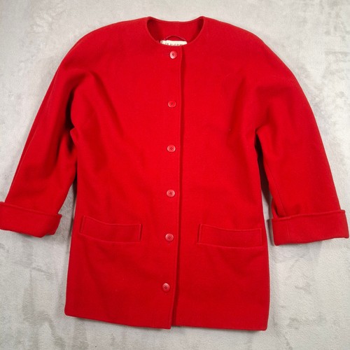 Jaeger coat womens red - jaeger,