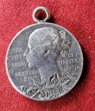 Silver Coin Jewellery - Queen Victoria Jubilee Medallion with suspension loop