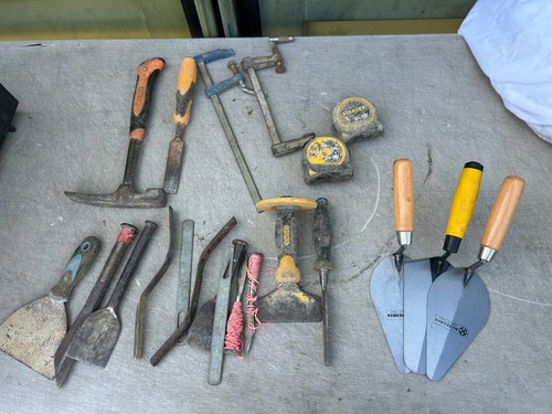 Bricklayers tools set brick - tools,