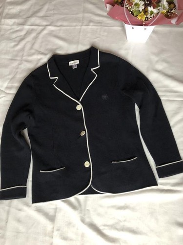 Women peter hahn blazer navy - hahn,