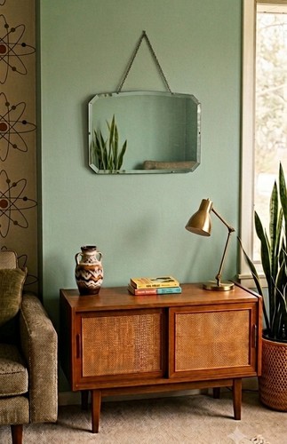Vintage frameless beveled - frameless, edge